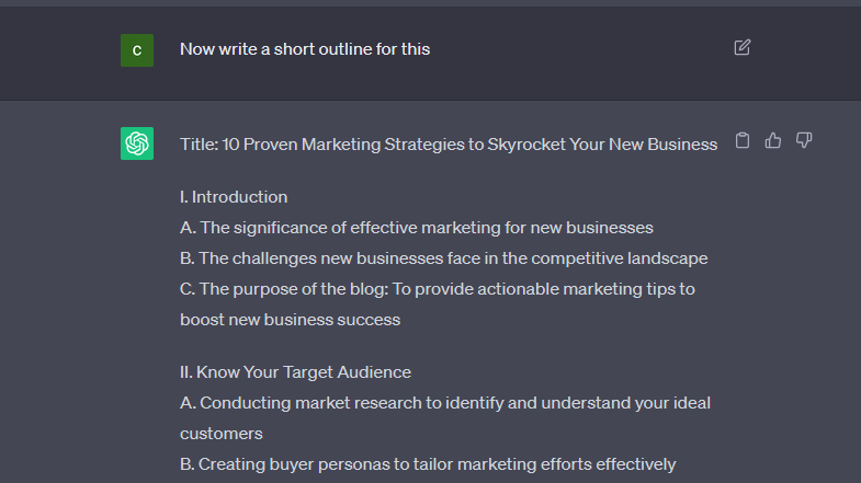 ai content marketing process
