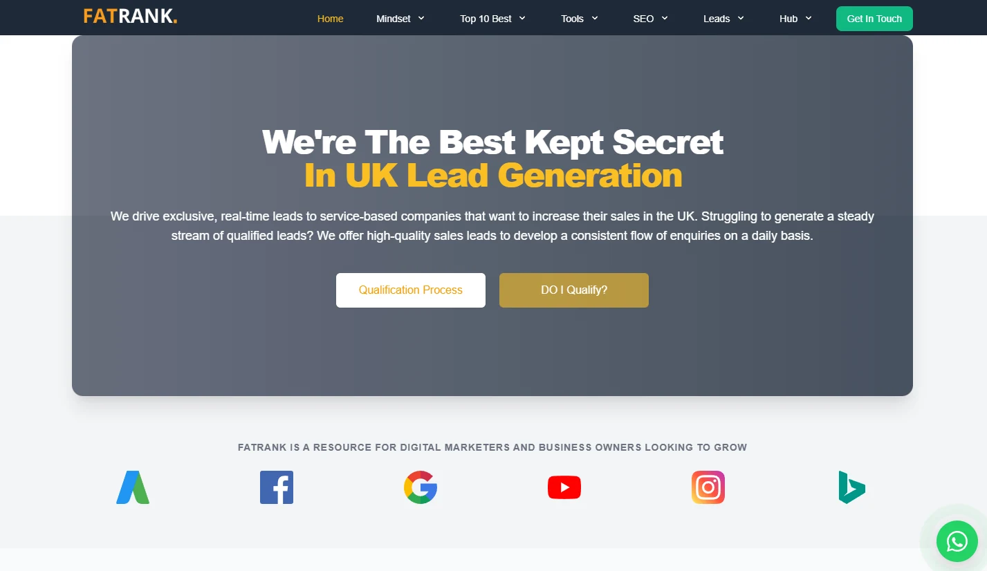 Fatrank homepage