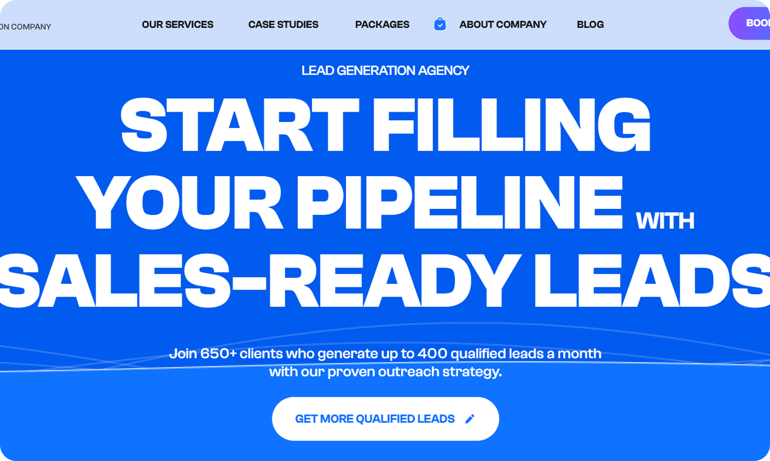 SalesAR homepage